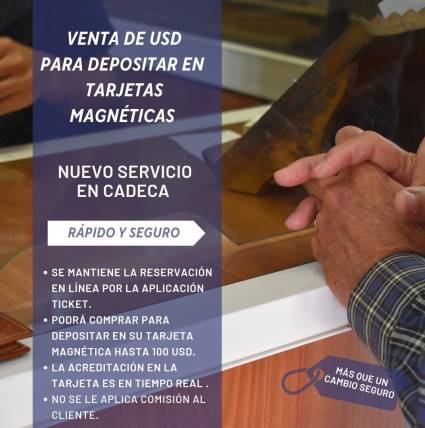 Nuevo servicio de venta de MLC