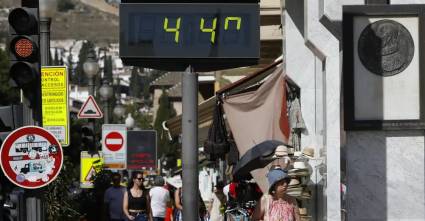 44 grados en Granada, España