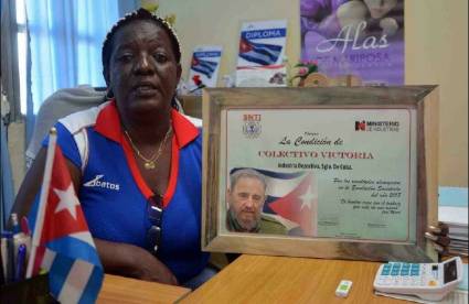 Martha Mestre, directora de la Industria Deportiva Batos en Santiago de Cuba