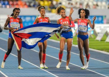 Cuba se llevó el oro en el relevo 4x100