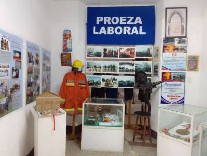 Sala 5 de agosto en el Museo de los Bomberos