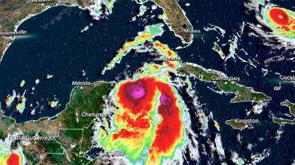 Trayectoria de la tormenta tropical Idalia