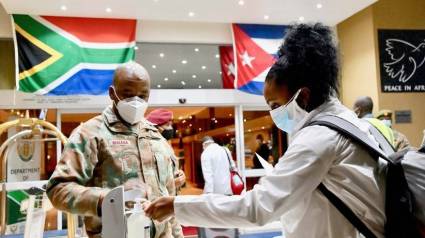 Enfrentamiento a la COVID-19. Colaboración médica cubana en Sudáfrica