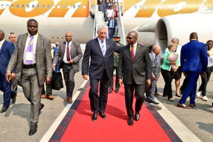 Visita oficial de Miguel Díaz-Canel a Angola