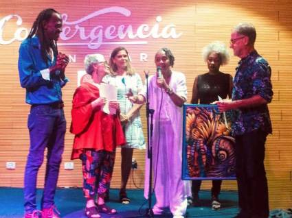 La documentalista Gloria Rolando fue reconocida, además, con el premio de honor Sara Gómez