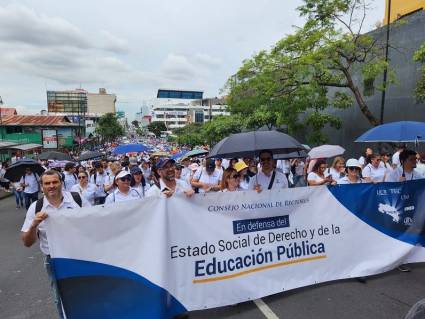 Las protestas sociales en la capital