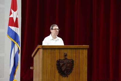El  ministro de Relaciones Exteriores Bruno Rodríguez Parrilla