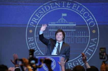 Javier Milei es presidente electo de Argentina
