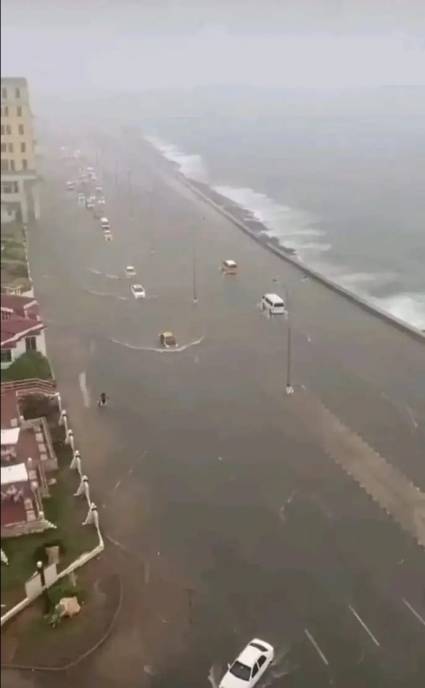 Inundaciones en La Habana