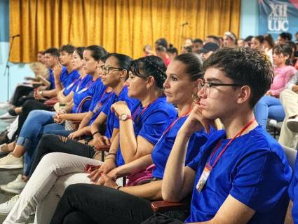 Jóvenes de Sancti Spíritus celebran asamblea 12mo. Congreso de la UJC