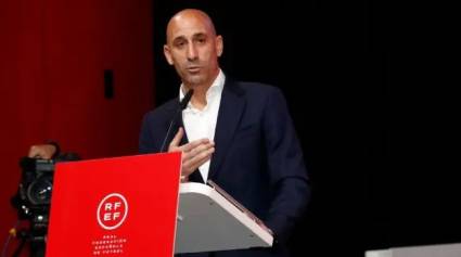 El expresidente de la Real Federación Española de Fútbol, José Rubiales