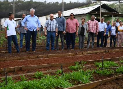 Visita del presidente Díaz-Canel a Maisí