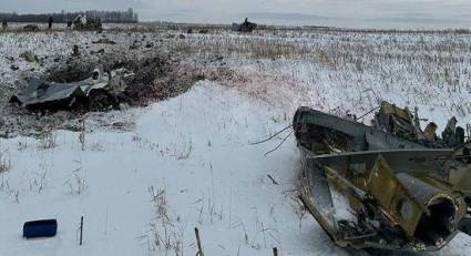 El avión Il-76 fue impactado en Belgorod