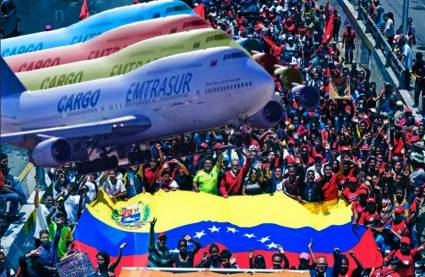 El gobierno y el pueblo venezolanos exigieron la devolución del avión