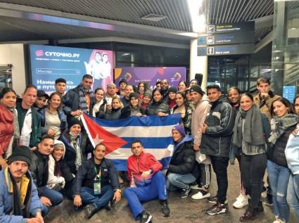 El júbilo y las expectativas se sobrepusieron al cansancio acumulado de quienes tuvieron la dicha de ser los primeros de Cuba en tocar tierra de Sochi
