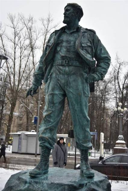 Monumento a Fidel en Rusia