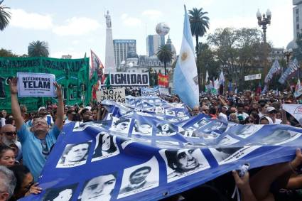 Conmemoran en Argentina conmemorar el Día de la Memoria, la Verdad y la Justicia