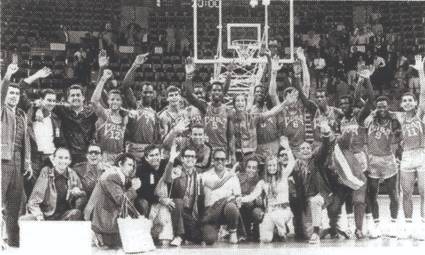 Equipo Cuba de baloncesto en Múnich 1972.