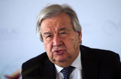 El secretario general de la ONU, António Guterres