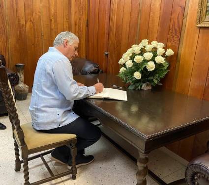 El presidente de Cuba, Miguel Díaz-Canel