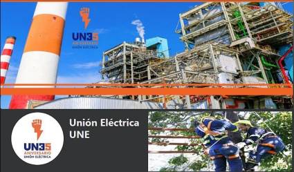 Reporte de la Unión Eléctrica de Cuba