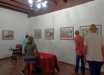 En el mes de abril se expone en la sala teatro del Museo los carteles de la Victoria de Playa Girón