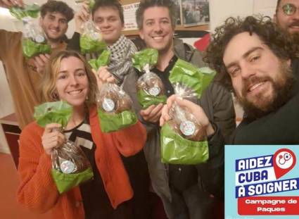 Cubanismo.be desarrolló su campaña de venta de huevos de Pascua para recaudar fondos