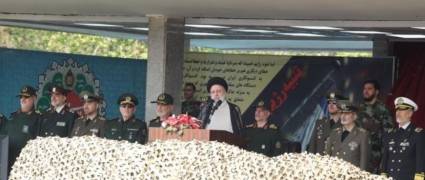 Presidente de Irán, Seyed Ebrahim Raisi, en su discurso en el Día del Ejército