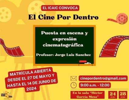 El cine por dentro: nueva convocatoria del Icaic