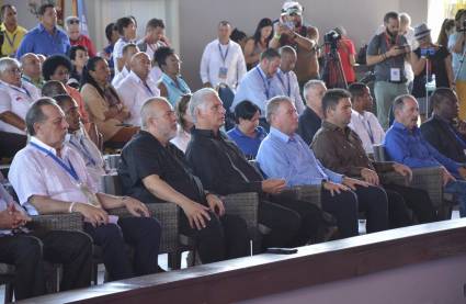 Miguel Díaz-Canel en la 42 Feria Internacional de Turismo