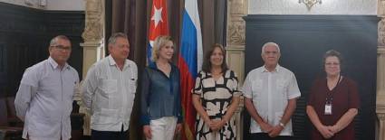 Recibe Ana María Mari Machado a Vicepresidenta del Consejo de la Federación de Rusia