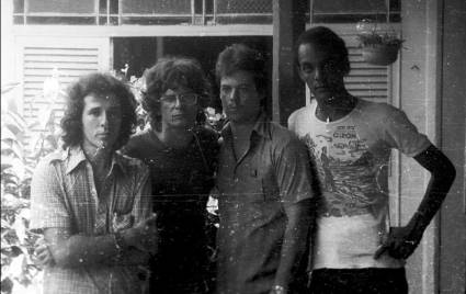 José León, Eduardo del Llano, Aldo Busto y Luis Felipe Calvo.