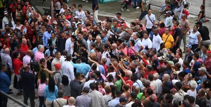 Miguel Díaz-Canel en Ranchuelo