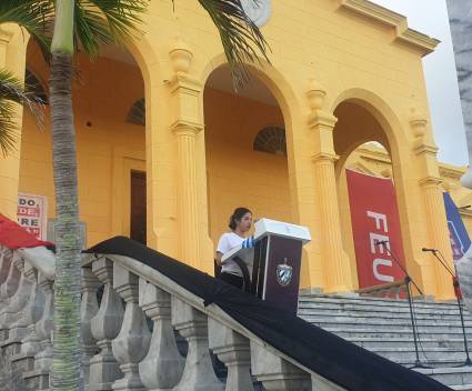 Dayne Darle, primera secretaria de la UJC en Isla de la Juventud