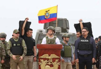 Presidente de Ecuador se propone mitigar la inseguridad