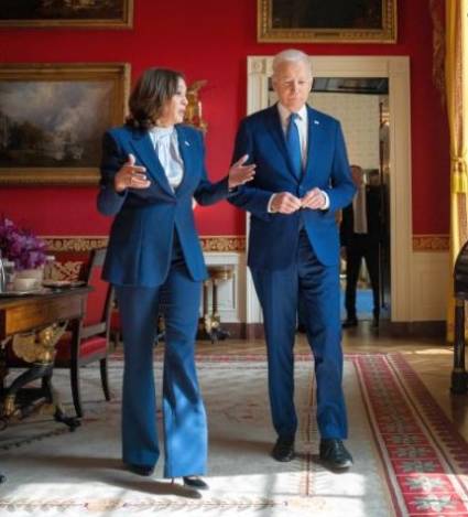 Kamala Harris y Joe Biden