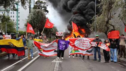 Protestas en Ecuador