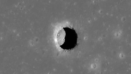¿Una cueva en la Luna?