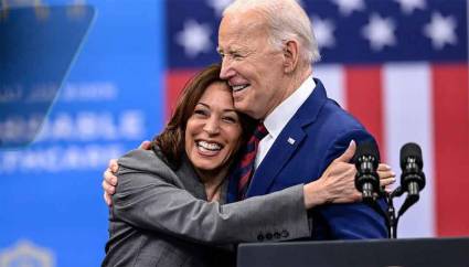 Kamala Harris y Joe Biden