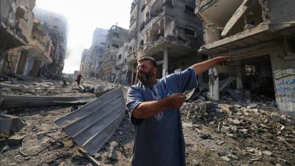 La población civil palestina