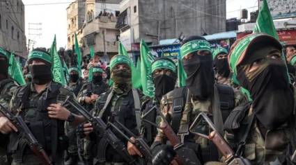Combatientes de las Brigadas Ezzedin Al-Qassam
