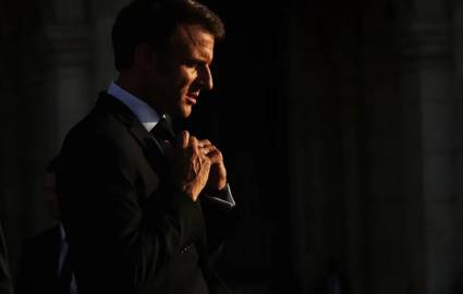 El presidente francés Enmanuel Macron