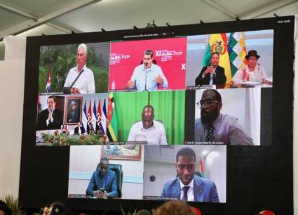 Jefes de Estado y de Gobiernos que integran el ALBA–TCP sostuvieron un importante encuentro