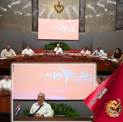 Presidente Díaz-Canel participa desde La Habana en XI Cumbre Extraordinaria del ALBA-TCP.