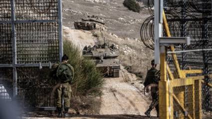 Fuerzas israelíes entran a Siria.