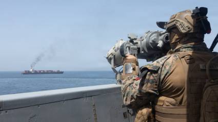 El Mando Central de EE.UU. comunicó que la Armada ha obligado a 29 navíos a regresar