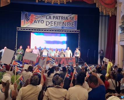 Los matanceros ratifican su incondicionalidad a la Revolución