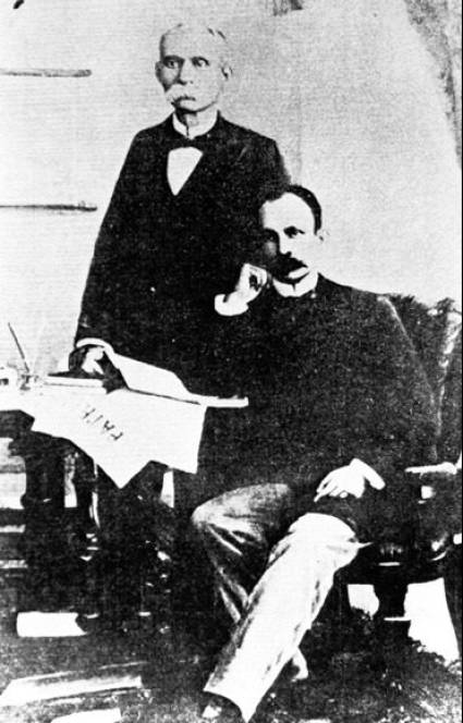 José Martí y Máximo Gómez