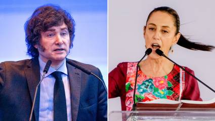 Sheinbaum responde a acusaciones de Milei: «Pedimos respeto»