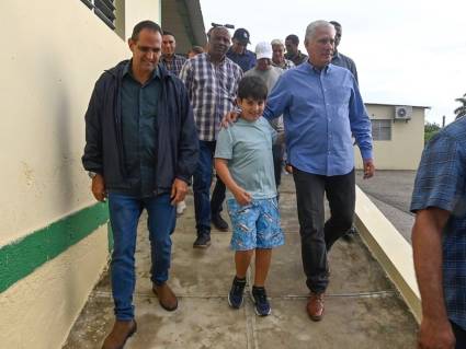 Visitó Díaz-Canel la Planta Potabilizadora Norte-Habana
